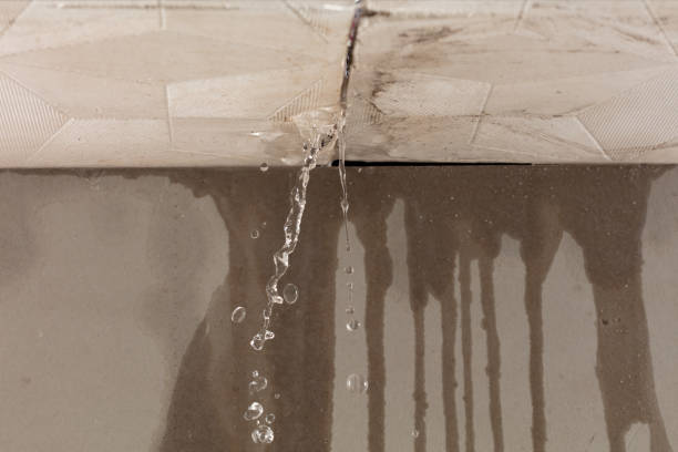 Professional Flood Damage Cleanup technician working in Harper, WV
